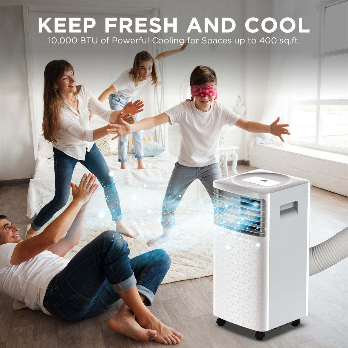 Compact portable air conditioners