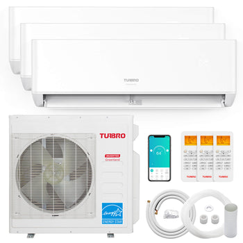 Greenland 36,000 BTU Tri-Zone(3) Mini Split Air Conditioner with Heat Pump,view 1