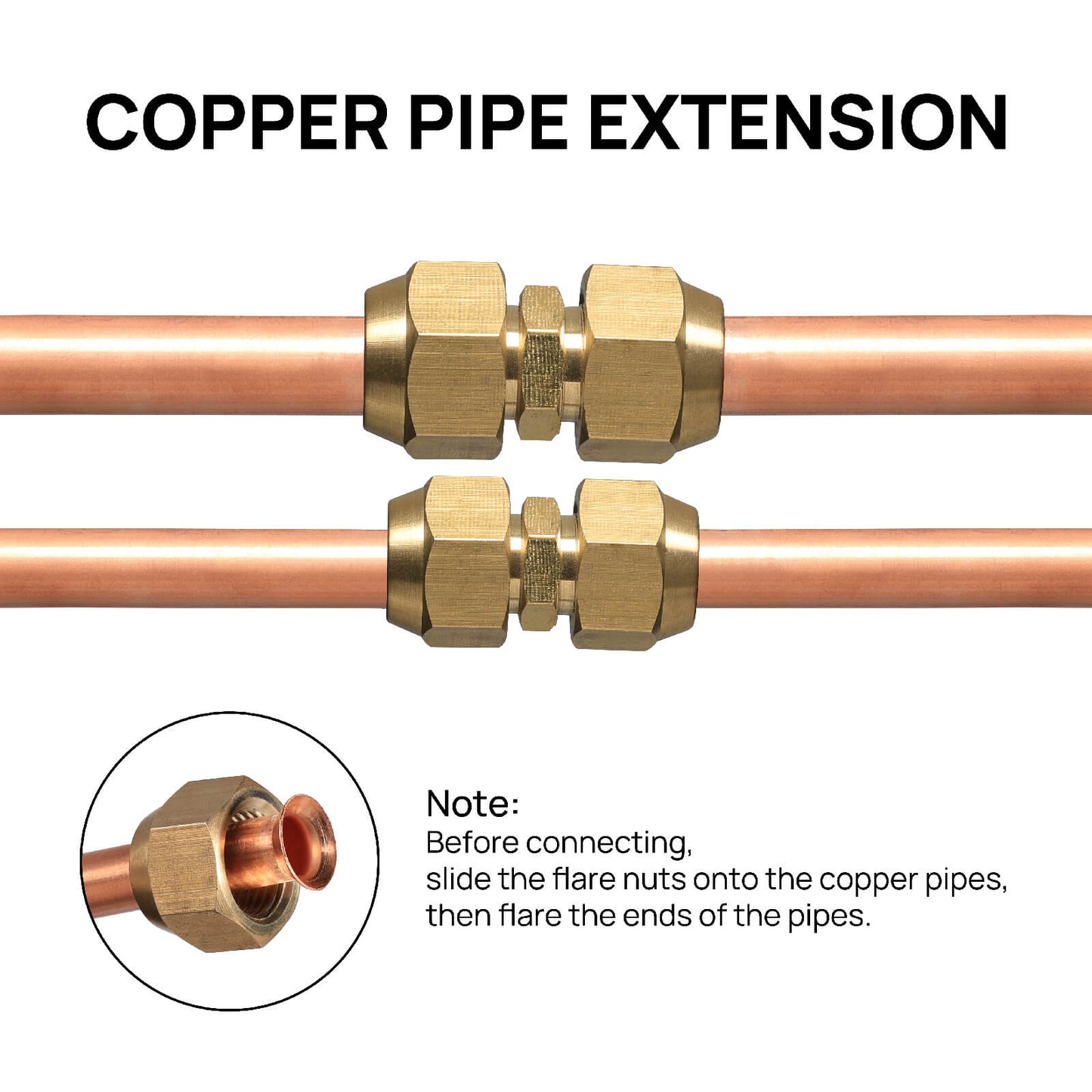 Tube Coupler Extension Joint Connector