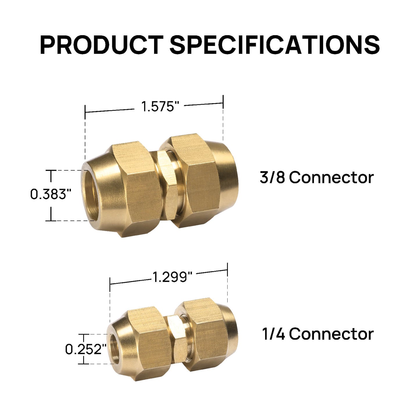 Tube Coupler Extension Joint Connector