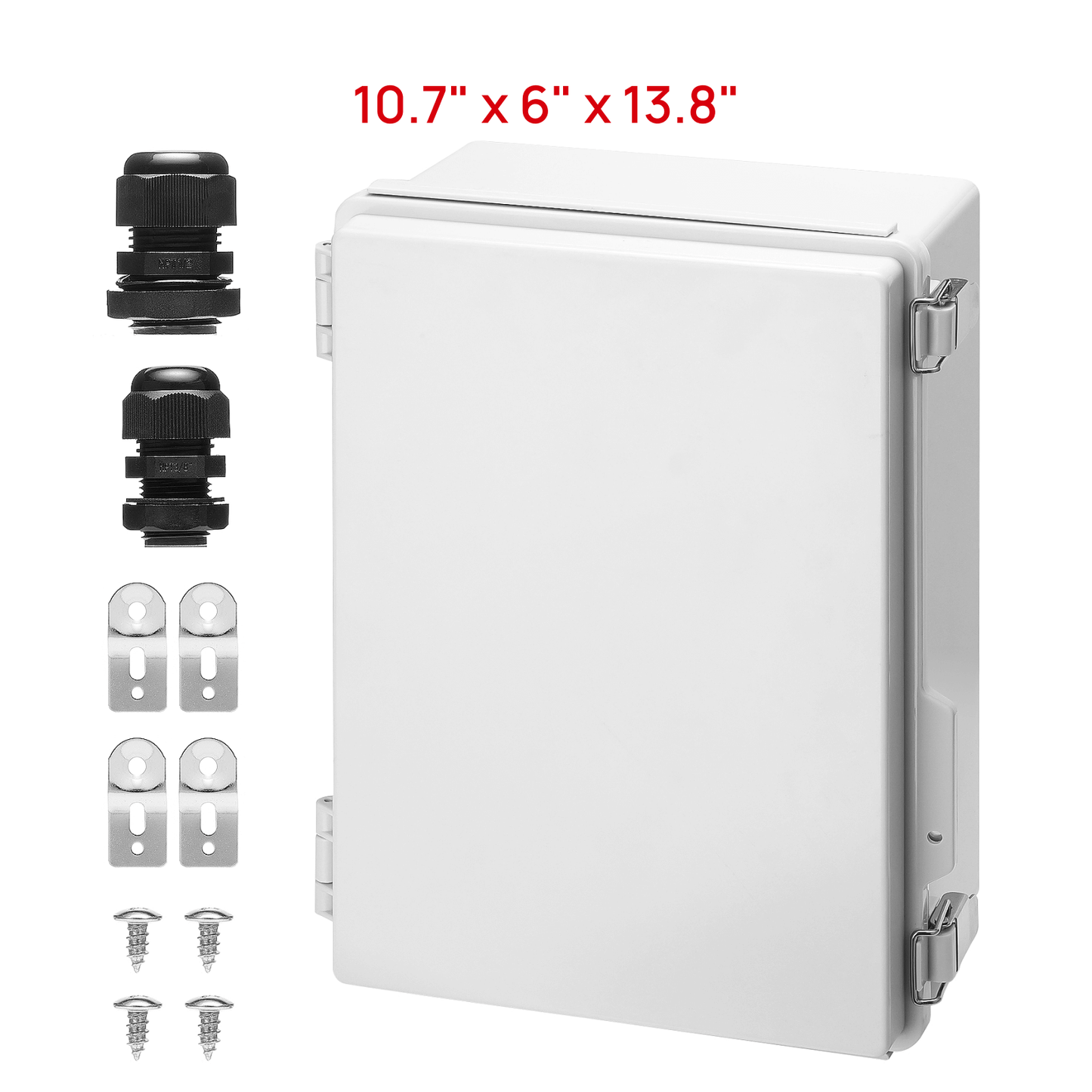 Outdoor Electrical Waterproof Junction Box, Grey Cover