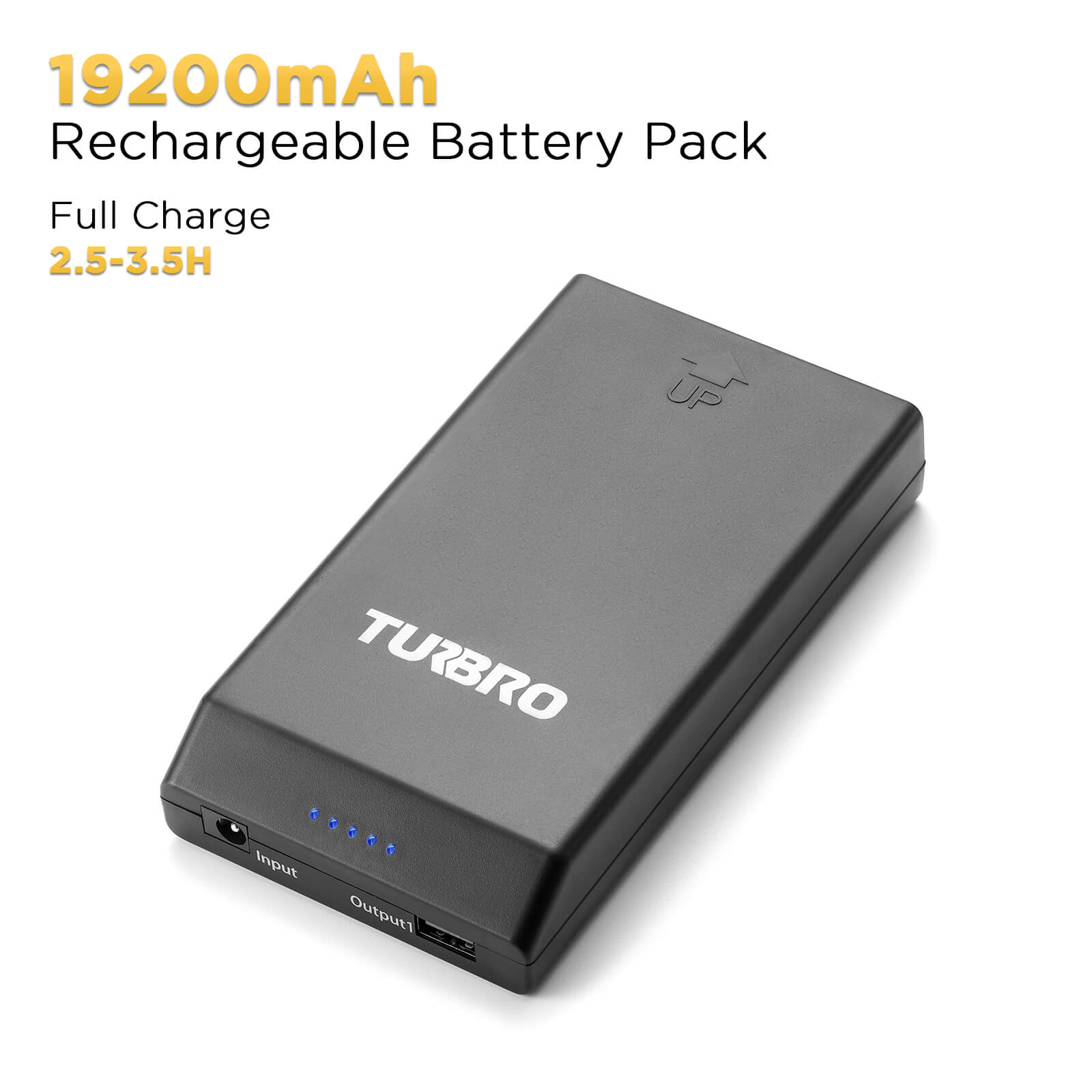 TURBRO 19,200mAh Rechargeable Battery Pack, Lithium-Ion Replacement Battery Pack, Only Compatible with TURBRO MS12 Misting Fan