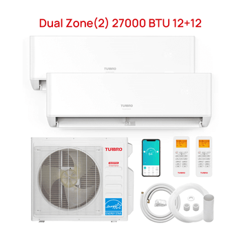 Greenland 27,000 BTU Dual Zone(2) Mini Split Air Conditioner with Heat Pump ,view 2