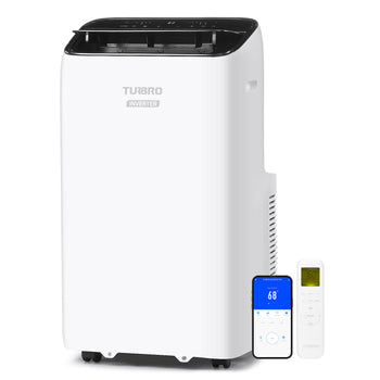 TURBRO Greenland 14,000 BTU Inverter Portable Air Conditioner, High Efficiency, Quiet Operation, Cools Up to 700 Sq. Ft., Dehumidifier & Fan, with Remote, WiFi, and Alexa/Google Assistant,view 1