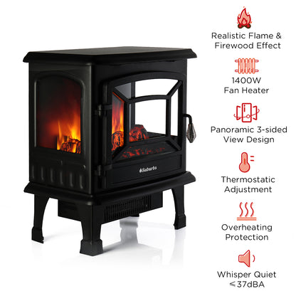 (Open Box) Suburbs TS20 Electric Fireplace Stove