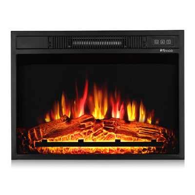 TURBRO Fireside FS23 Realistic Flames Electric Fireplace, Remote Control, 3 Adjustable Brightness Flames 