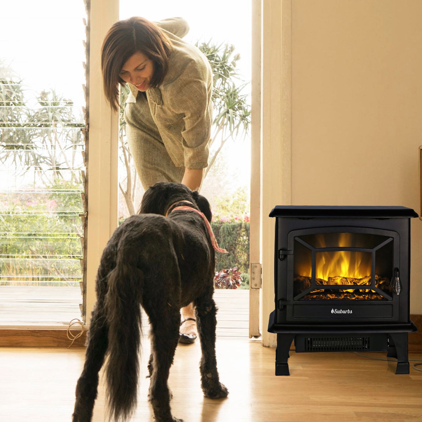 (Open Box) Suburbs TS20 Electric Fireplace Stove